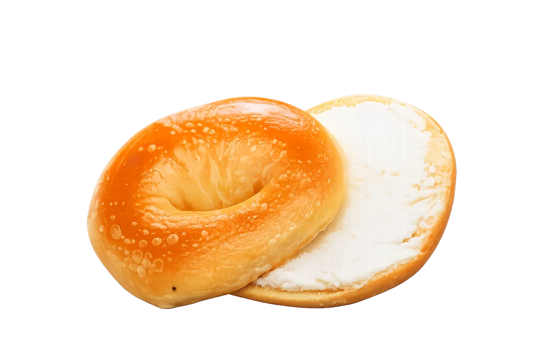 Cream cheese bagel