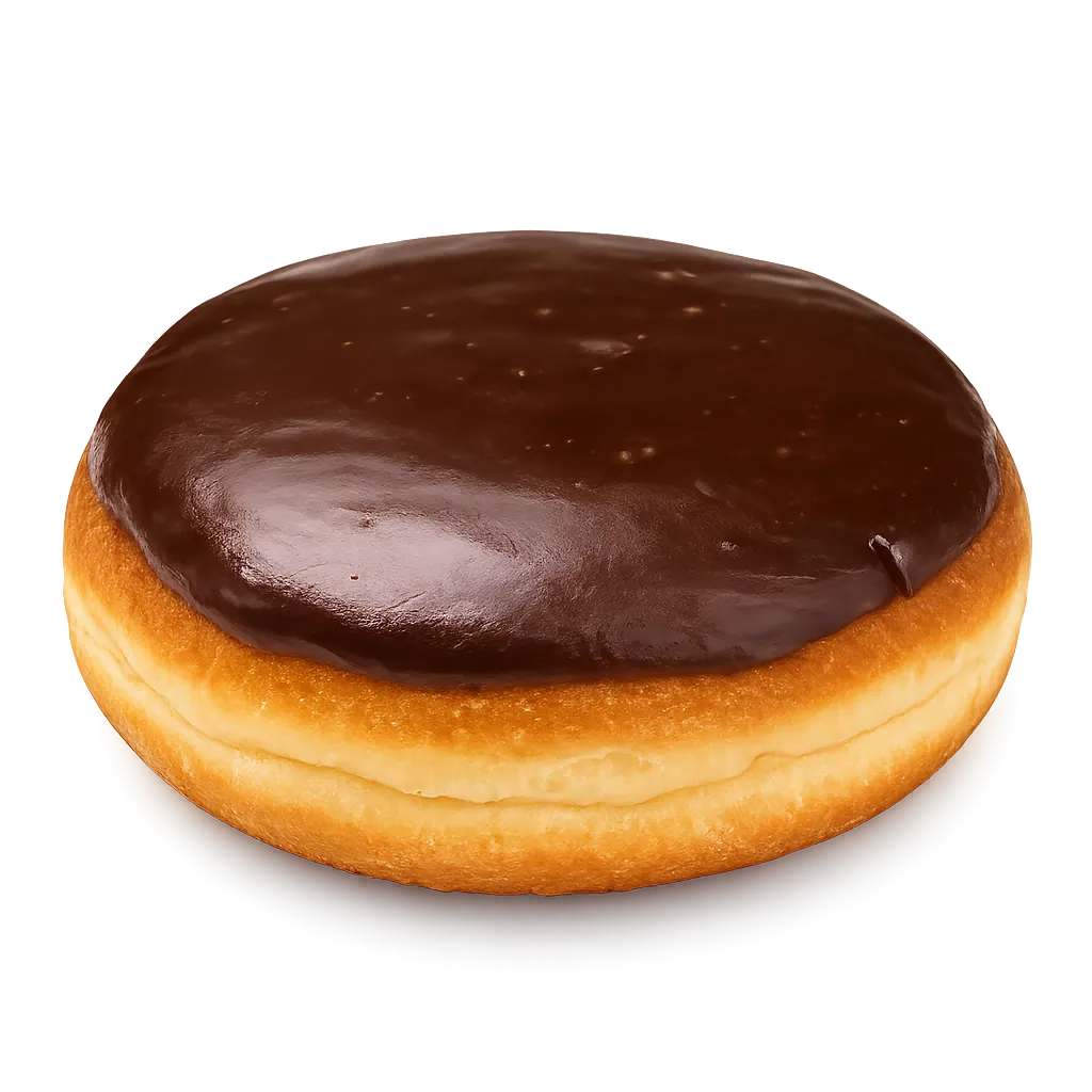 Boston cream donut