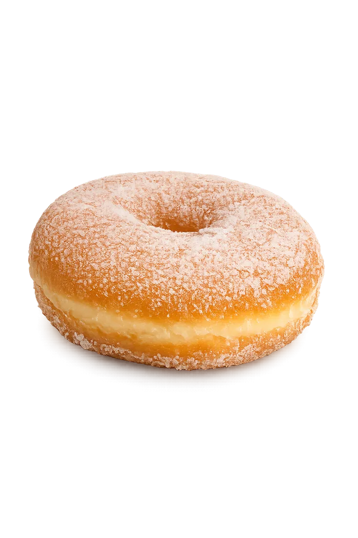 Sugar-raised donut
