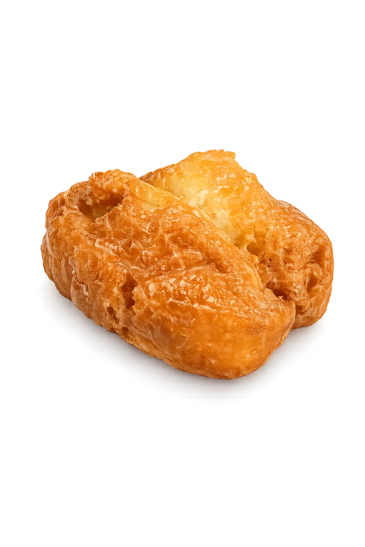 Glazed twist donut