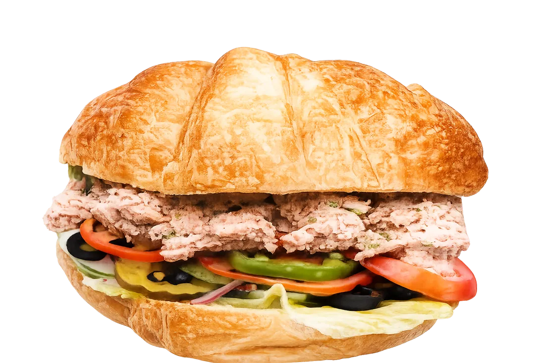 Tuna and cheese croissant