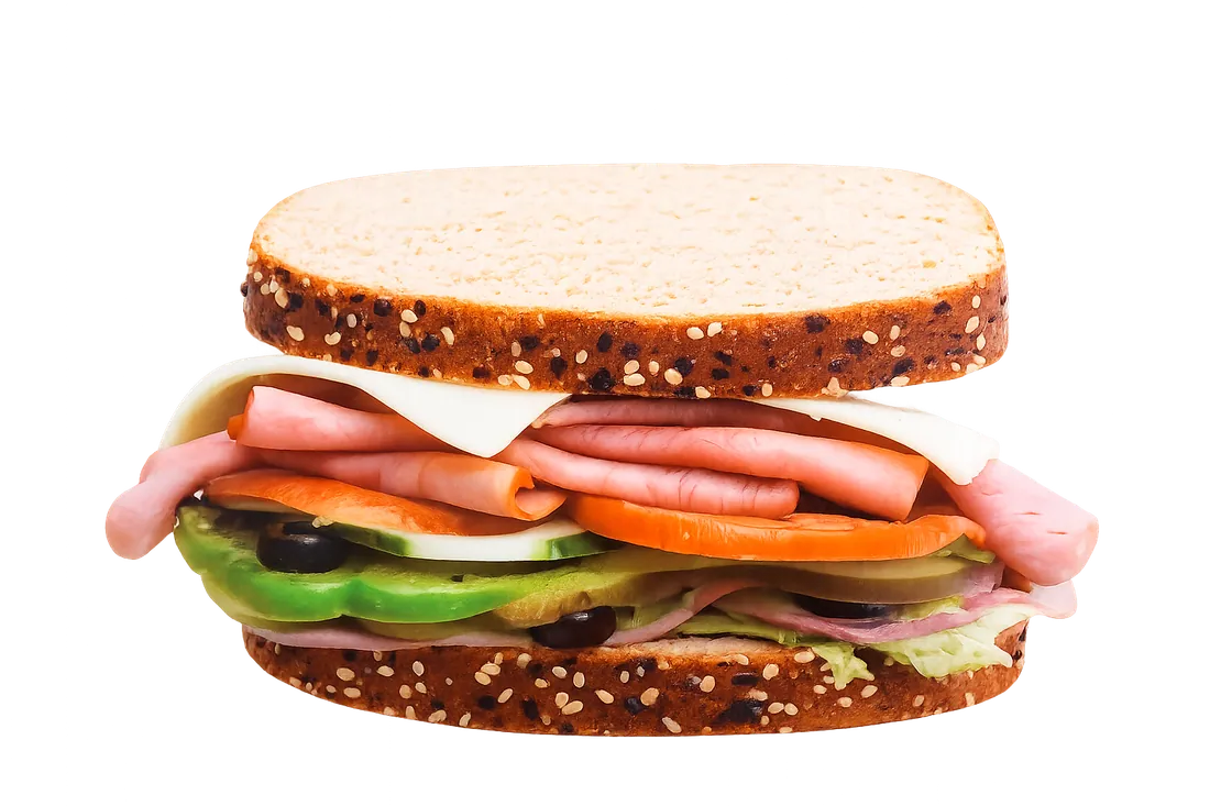 Ham and cheese toast sandwich