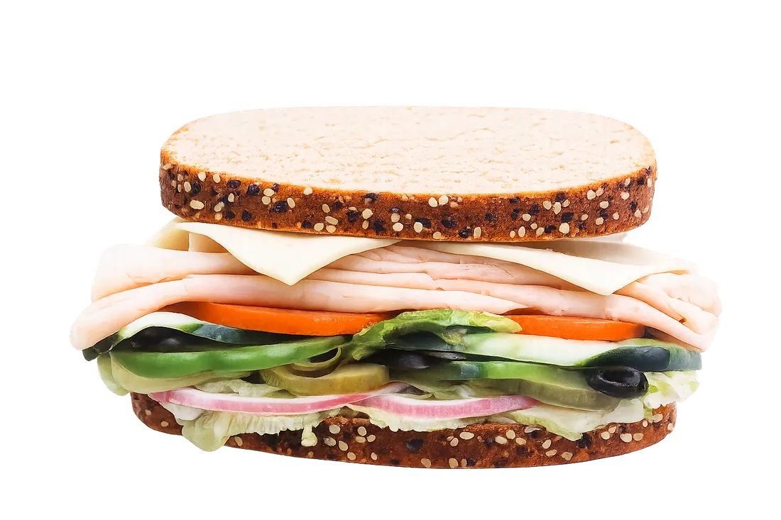 Turkey and cheese toast sandwich